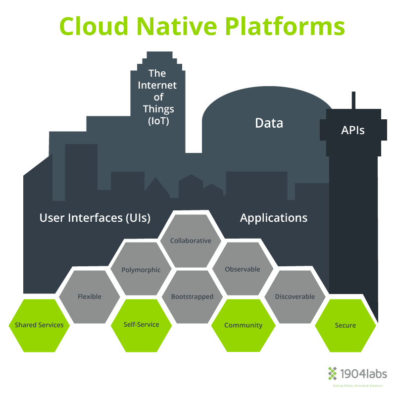 A Graphic of Cloud Native Plaftorms